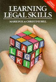 Cover of: Learning Legal Skills