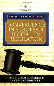 Cover of: Convergence in European digital tv regulation