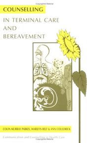 Cover of: Counselling in terminal care and bereavement by Colin Murray Parkes