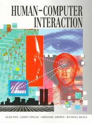 Cover of: Human-computer interaction | 