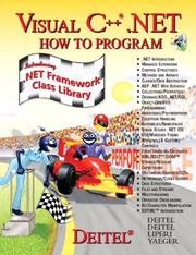 Cover of: Visual C++.NET | Harvey M. Deitel