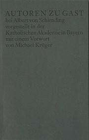 Cover of: Autoren zu Gast bei Albert von Schirnding