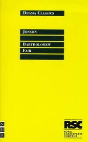 Cover of: Bartholomew Fair (Drama Classics) by Ben Jonson