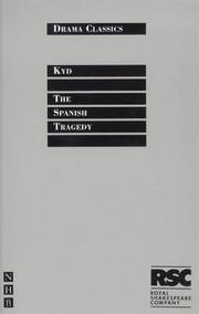 Cover of: The Spanish Tragedy (Nick Hern Books Drama Classics) by Thomas Kyd