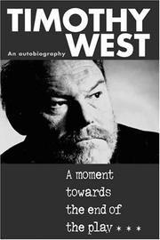 Cover of A moment towards the end of the play
