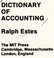 Cover of: Dictionary of accounting