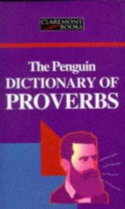 Cover of: Dictionary of Proverbs (Claremont)