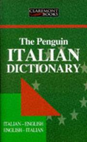 Cover of: Penguin Italian Dictionary (Penguin Dictionaries)