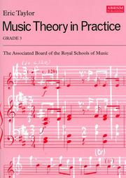 Cover of: Music Theory in Practice