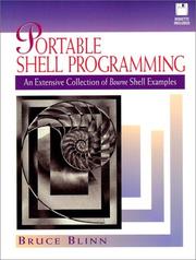Cover of: Portable Shell Programming by Bruce Blinn, Bruce Blinn
