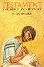 Cover of: Testament by John Romer