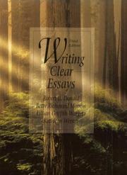 Cover of: Writing clear essays