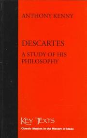 Cover of: Descartes by Anthony Kenny