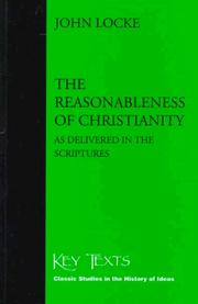 Cover of: The Reasonableness of Christianity by John Locke