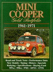 Cover of: Mini Cooper 1961-71 Gold Portfolio by R.M. Clarke