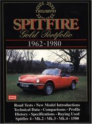 Cover of: Triumph Spitfire Gold Portfolio 1962-80 (Gold Portfolio)