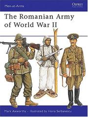 Cover of: The Romanian Army of World War II by Mark Axworthy