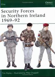 Cover of: Security Forces in Northern Ireland 1969-92 by Tim Ripley