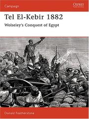Cover of: Tel El-Kebir 1882 by Donald Featherstone