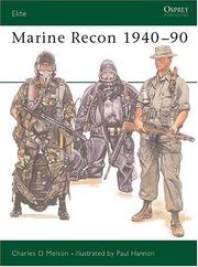 Cover of: Marine Recon 1940-90