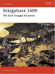 Cover of: Sekigahara 1600 by Anthony Bryant