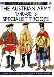 Cover of: The Austrian Army (3) 1740-80 : Specialist Troops