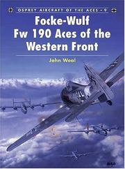 Cover of: Focke-Wulf FW 190 Aces of the Western Front