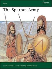 Cover of: The Spartan Army by Nicholas Sekunda
