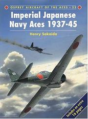 Cover of: Imperial Japanese Navy Aces 1937-45 (Aircraft of the Aces) by Henry Sakaida