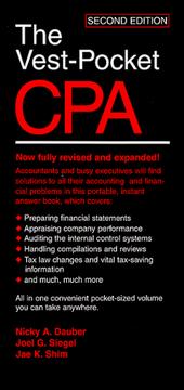 Cover of: The vest-pocket CPA