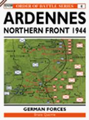 Cover of: The Ardennes Offensive VI Panzer Armee: Northern Sector (Order of Battle)