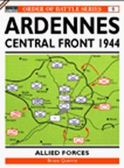 Cover of: Ardennes-Central Sector: VII US Corps & VIII US Corps
