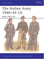 Cover of: The Italian Army 1940-45 (3): Italy 1943-45