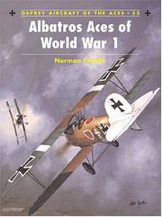 Cover of: Albatros Aces of World War I by Norman Franks