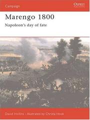 Cover of: Marengo 1800 | David Hollins
