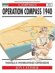 Cover of: Operation Compass 1940 | Jon Latimer