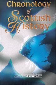 Cover of: Chronology of Scottish History by David Ross