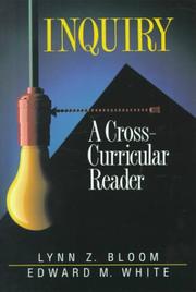 Cover of: Inquiry: a cross-curricular reader