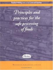 Principles and Practice for the Safe Processing of Foods by David Shapton