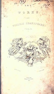 Cover of: The Dramatic Works and Poems of William Shakspeare in Two Volumes by William Shakespeare