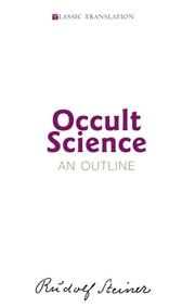 Cover of: Occult Science: An Outline