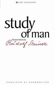 Study of Man by Rudolf Steiner
