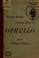 Cover of: Shakespeare's tragedy of Othello