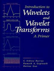 Cover of: Introduction to wavelets and wavelet transforms by C. S. Burrus