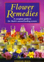 Cover of: Flower Remedies by Stefan Ball
