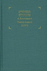 Cover of: Spenser Studies: A Renaissance Poetry Annual