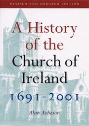 Cover of: A history of the Church of Ireland, 1691-2001