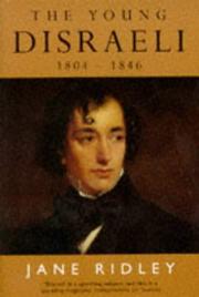 Cover of: The Young Disraeli by Jane Ridley