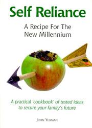 Cover of: Self Reliance: A Recipe for the New Millennium