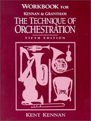 Cover of: Technique Orchestration Workbook